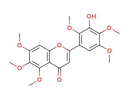 144525-24-6,4H-1-Benzopyran-4-one,2-(3-hydroxy-2,4,5-trimethoxyphenyl)-5,6,7-trimethoxy-,AgecoryninG