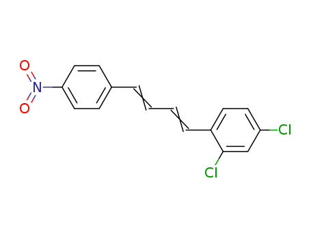 Benzene,2,4-dichloro-1-[4-(4-nitrophenyl)-1,3-butadien-1-yl]- cas  15866-68-9