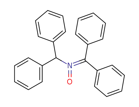 Molecular Structure of 5076-57-3 (N-(diphenylmethyl)-N-(diphenylmethylidene)amine oxide)