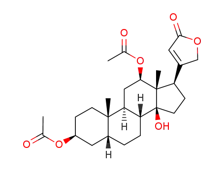 Molecular Structure of 6078-59-7 (DIGOXIGENIN-3,12-DIACETATE)