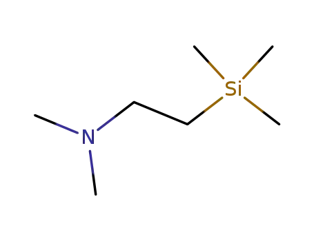 Molecular Structure of 23138-94-5 (Ethanamine, N,N-dimethyl-2-(trimethylsilyl)-)