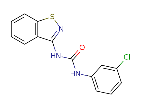 Urea,N-1,2-benzisothiazol-3-yl-N'-(3-chlorophenyl)-