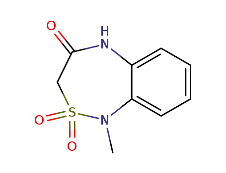 2,1,5-Benzothiadiazepin-4(3H)-one, 1,5-dihydro-1-methyl-, 2,2-dioxide