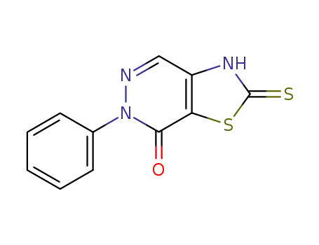 6-phenyl-2-thioxo-2,3-dihydro-6<i>H</i>-thiazolo[4,5-<i>d</i>]pyridazin-7-one