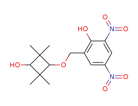 2-(2.2.4.4-Tetramethyl-3-hydroxy-cyclobutyloxymethyl)-4.6-dinitro-phenol