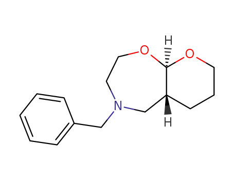6H-Pyrano[3,2-f]-1,4-oxazepine, octahydro-4-(phenylmethyl)-, cis-