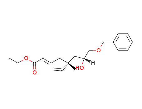 (5R,7R,E)-Ethyl 8-(benzyloxy)-7-hydroxy-5-methyl-5-vinyloct-2-enoate