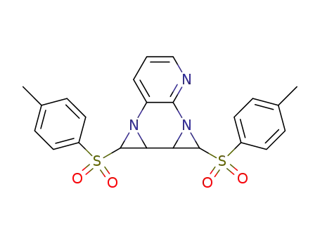 1,1a,1b,2-tetrahydro-1,2-bis(p-tolylsulfonyl)bisazirino<1.2-a:2'.1'-c>pyrido<2.3-e>pyrazine