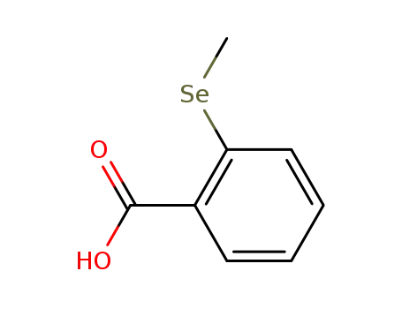Molecular Structure of 6547-08-6 (methylseleno-2-benzoic acid)