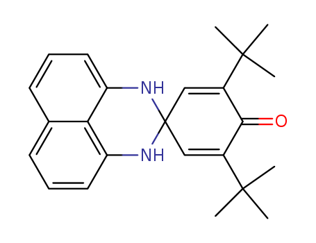 Molecular Structure of 120570-49-2 (Spiro[2,5-cyclohexadiene-1,2'(3'H)-[1H]perimidin]-4-one,
3,5-bis(1,1-dimethylethyl)-)
