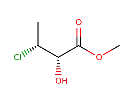 Butanoic acid, 3-chloro-2-hydroxy-, methyl ester, (2R,3S)-rel-