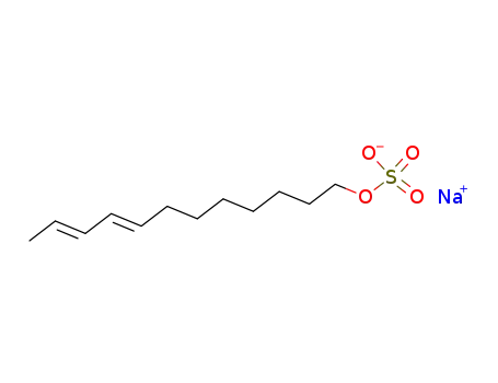 Molecular Structure of 86217-85-8 (Sodium 8(E),10(E)-Dodecadienyl Sulfate)