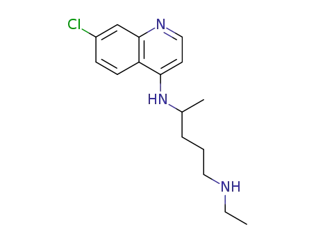 Molecular Structure of 1476-52-4 (DESETHYL CHLOROQUINE)