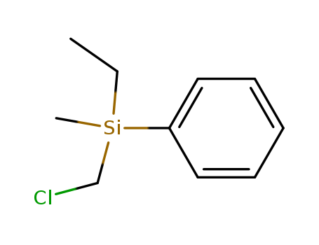 Molecular Structure of 17876-63-0 (Silane, (chloromethyl)ethylmethylphenyl-)