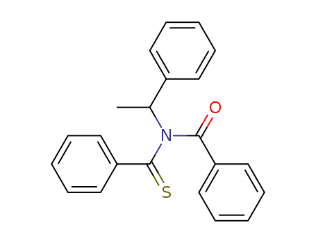 Molecular Structure of 89873-87-0 (Benzamide, N-(1-phenylethyl)-N-(phenylthioxomethyl)-)