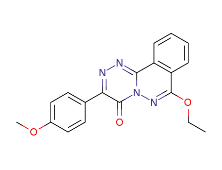 Molecular Structure of 126663-44-3 (7-ethoxy-3-(4-methoxyphenyl)-4H-[1,2,4]triazino[3,4-a]phthalazin-4-one)