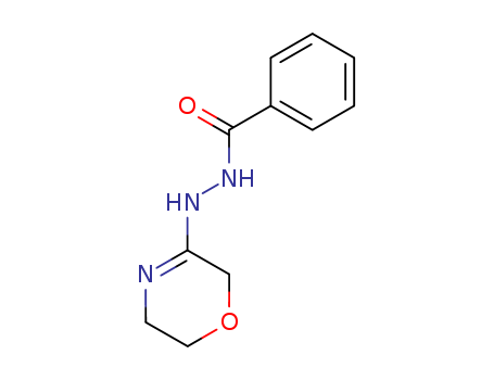 N-(5,6-dihydro-2H-1,4-oxazin-3-yl)benzohydrazide
