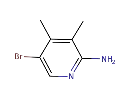 Molecular Structure of 374537-97-0 (2-AMINO-5-BROMO-3,4-DIMETHYLPYRIDINE)