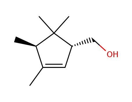 104104-38-3,trans-α-Necrodol,2-Cyclopentene-1-methanol,3,4,5,5-tetramethyl-, (1R-trans)-; (-)-a-Necrodol; a-Necrodol