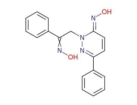 3(2H)-Pyridazinone, 2-[2-(hydroxyimino)-2-phenylethyl]-6-phenyl-,oxime