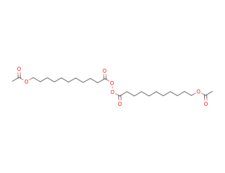 Molecular Structure of 84055-93-6 (1-Undecanol, 11,11'-dioxybis[11-oxo-, diacetate)
