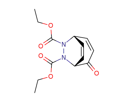 Molecular Structure of 18245-57-3 (diethyl 4-oxo-6,7-diazabicyclo[3.2.2]nona-2,8-diene-6,7-dicarboxylate)