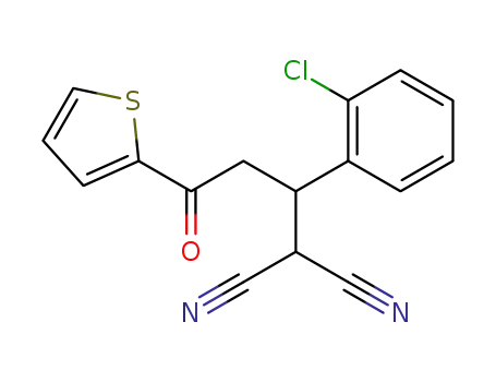 2-[1-(2-Chloro-phenyl)-3-oxo-3-thiophen-2-yl-propyl]-malononitrile