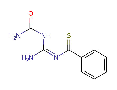 Molecular Structure of 89880-02-4 (Benzenecarbothioamide, N-[[(aminocarbonyl)amino]iminomethyl]-)