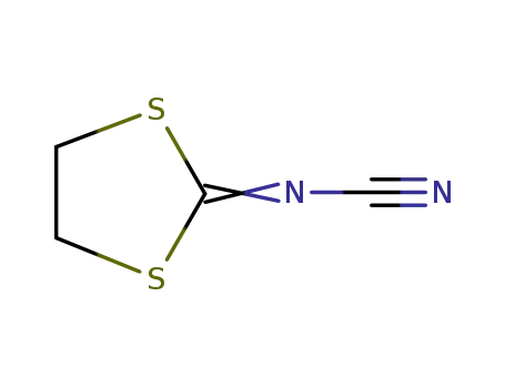 Molecular Structure of 10191-72-7 (N-(1,3-DITHIOLAN-2-YLIDEN)CYANAMIDE)