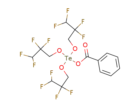 Molecular Structure of 107905-28-2 (C<sub>16</sub>H<sub>14</sub>F<sub>12</sub>O<sub>5</sub>Te)