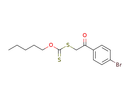 Molecular Structure of 1861-53-6 (O-Pentyl-S-(4-brom-phenacyl)-dithiocarbonat)