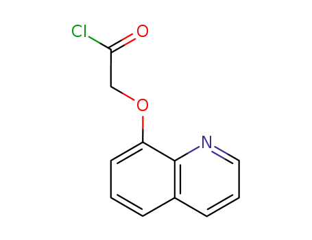 Molecular Structure of 141649-49-2 (Acetyl chloride, (8-quinolinyloxy)-)
