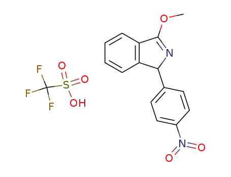 3-Methoxy-1-(4-nitrophenyl)-1H-isoindolium-trifluormethansulfonat