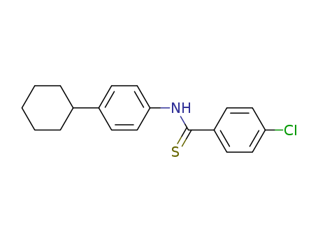 147701-88-0,4-chloro-N-(4-cyclohexylphenyl)benzenecarbothioamide,