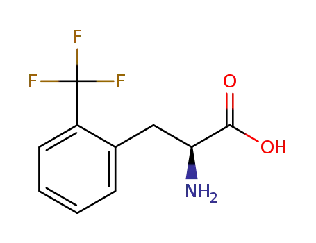 Molecular Structure of 130930-49-3 (D-2-TRIFLUOROMETHYLPHENYLALANINE)