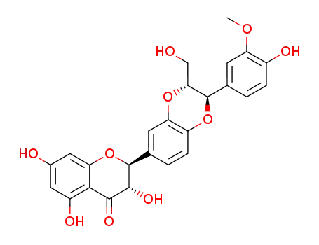 Molecular Structure of 72581-71-6 (Isosilybin)