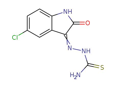 Hydrazinecarbothioamide, 2-(5-chloro-1,2-dihydro-2-oxo-3H-indol-3-ylidene)-
