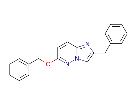 Imidazo[1,2-b]pyridazine, 6-(phenylmethoxy)-2-(phenylmethyl)-