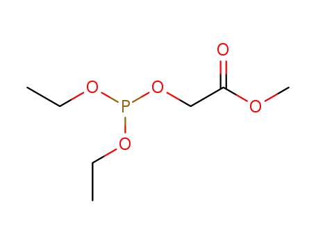 Molecular Structure of 57630-20-3 (Acetic acid, [(diethoxyphosphino)oxy]-, methyl ester)