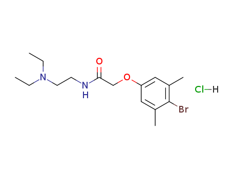 86745-99-5,2-{[(4-bromo-3,5-dimethylphenoxy)acetyl]amino}-N,N-diethylethanaminium chloride,