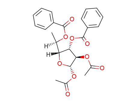 1,2-Di-O-acetyl-3,5-di-O-benzoyl-6-desoxy-β-D-glucofuranose