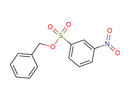 Molecular Structure of 55735-65-4 (Benzenesulfonic acid, 3-nitro-, phenylmethyl ester)