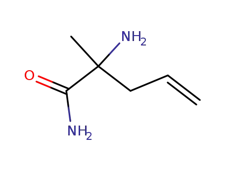 Molecular Structure of 144125-67-7 (C<sup>α</sup>-methyl-D,L-allylglycinamide)