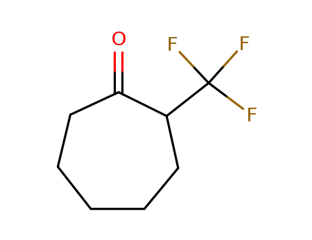 Molecular Structure of 60719-13-3 (2-TRIFLUOROMETHYLCYCLOHEPTANONE)
