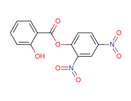 Molecular Structure of 94324-02-4 (Benzoic acid, 2-hydroxy-, 2,4-dinitrophenyl ester)
