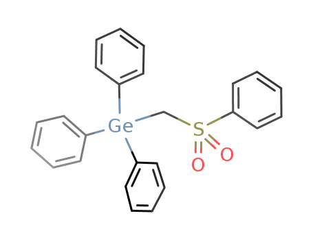 Molecular Structure of 179676-32-5 (Germane, triphenyl[(phenylsulfonyl)methyl]-)