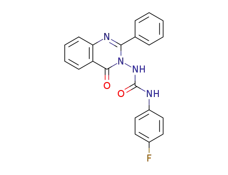 1-(4-fluoro-phenyl)-3-(4-oxo-2-phenyl-4H-quinazolin-3-yl)-urea