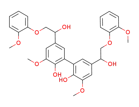3,3'-bis[2-(2-methoxyphenoxy)-1-ethanol]-5,5'-dimethoxy-6,6'-biphenyldiol