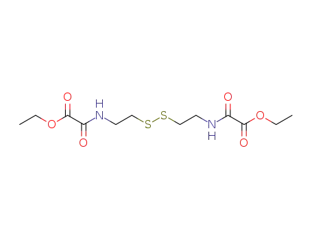 Molecular Structure of 1256735-90-6 (N,N'-bis(ethoxyoxalyl)cystamine)