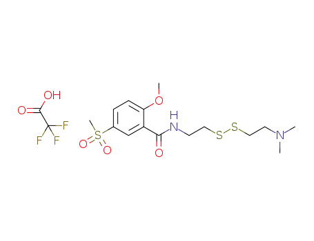 Molecular Structure of 1297600-41-9 (C<sub>2</sub>HF<sub>3</sub>O<sub>2</sub>*C<sub>15</sub>H<sub>24</sub>N<sub>2</sub>O<sub>4</sub>S<sub>3</sub>)